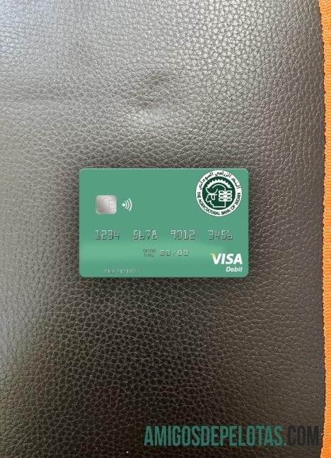 Sudão Banco Agrícola do Sudão Cartão de Débito Visa Photolook Front exemplo